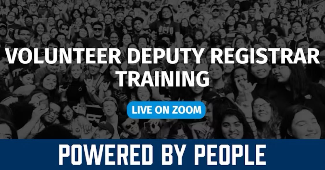Volunteer Deputy Registrar (VDR) Training