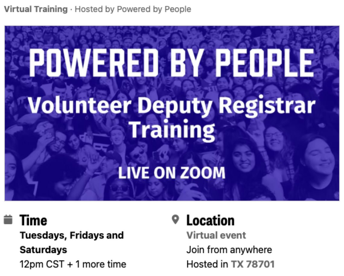 Volunteer Deputy Registrar (VDR) Training